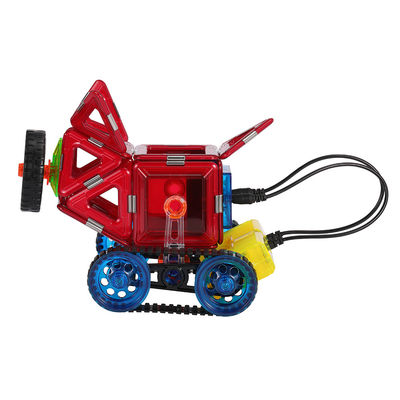 주문 어린이 3D 자기 타일 원격 제어 자동차 기관차 돼지 카트 자기 블록 online manufacture