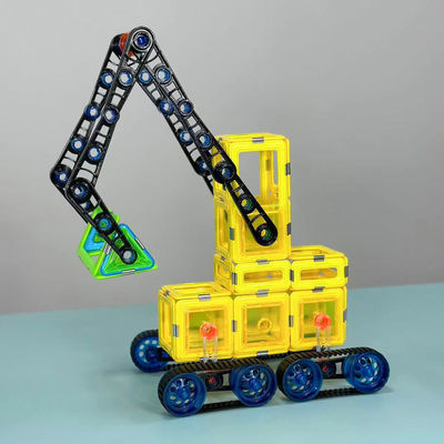 주문 원격 제어 발굴 기계 자석 타일 액세서리 빌딩 블록 3D online manufacture