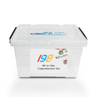 주문 유치원 자기 교육 타일 198Pcs, 자기 교육 건물 블록 online manufacture