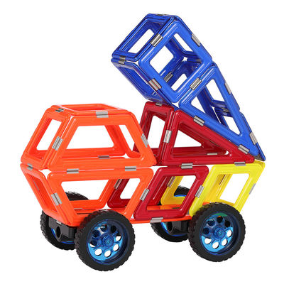 주문 어린이 자석 건물 블록 자동차 장난감 엔지니어링 차량 3D 자석 세트 online manufacture