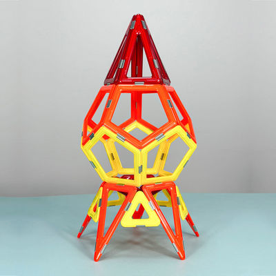 주문 메카 로켓 발사체 3d 자기 건물 블록 세트 자기 기하학적 타일 online manufacture