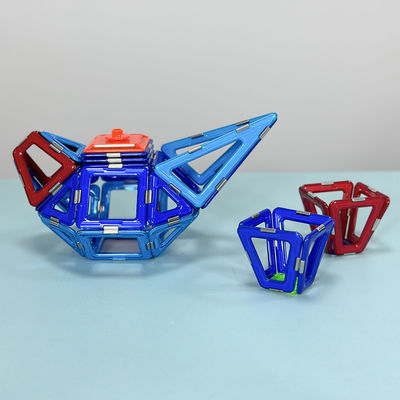 주문 다중 교육용 자석 빌딩 블록 타일 기하학적 건설 DIY 장난감 online manufacture