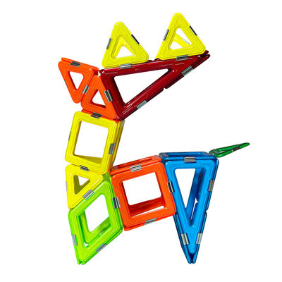 파운 3D 구조 자석 타일 블록 재사용 장난감 컬러 DIY 조립