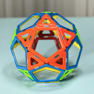 DIY 3D 자기 타일 프리 스타일 행성 탐사 형태 자기 건물 블록