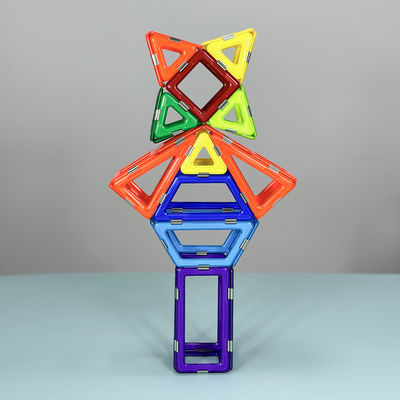 3d 교육 기하학적 자기 건물 타일 세트, 자기 건물 모양 장난감